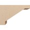 Ekena Millwork 8"W x 24"D x 16"H Classic Burlington Rough Cedar Woodgrain TimberThane Corbel, Primed Tan CORUR08X24X16BURRCPR - alternate 2